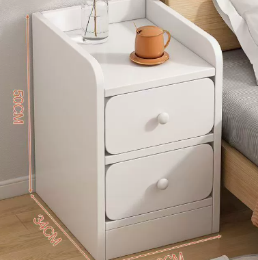Cream Style Floor Lamp with Drawer