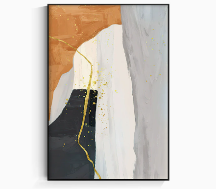 Modern Light Luxury Entrance Decorative Painting Abstract Oil Painting Corridor Entryway Hanging Painting Minimalist Living Room Sofa Large Floor Painting