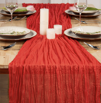 Bali Yarn Table Runner Light Luxury High-End Mid-Century Twist Tablecloth Wedding Party Decoration