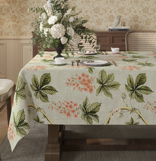 American Vintage Light Luxury High-End Tablecloth Wash-Free Waterproof Oil-Proof Anti-Scalding Table Cover Coffee Table Cover Cloth